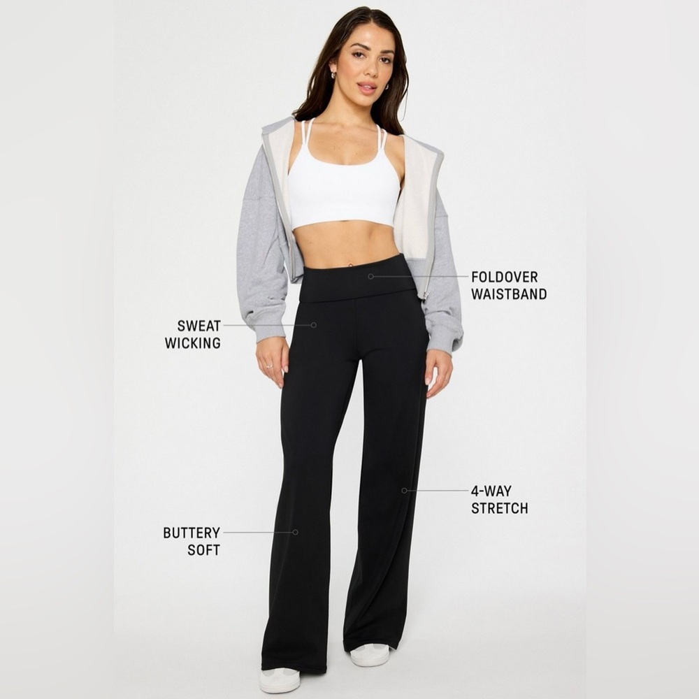 Fabletics PureLuxe Foldover Straight Leg Pant